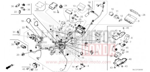 FAISCEAU DES FILS XL750T de 2026